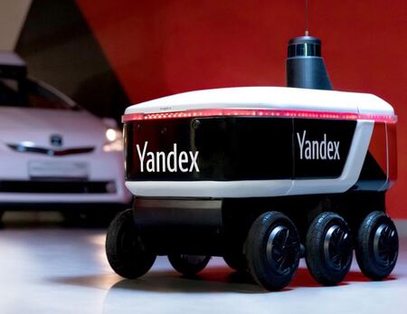 Yandex el robot repartidor que ya recorre Moscú