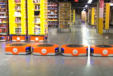 Amazon crea una IA capaz de controlar 1000 robots de almacén